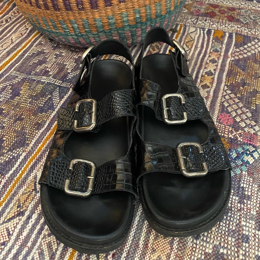 Freda Salvador Piper Buckle Sandals